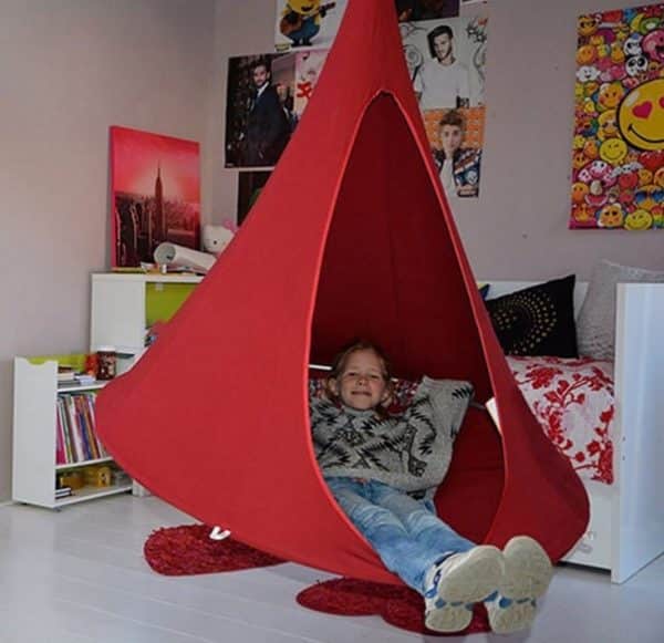 Hængehule / Hængekøje telt (lilla eller grøn) - Lilla / 100x110 cm